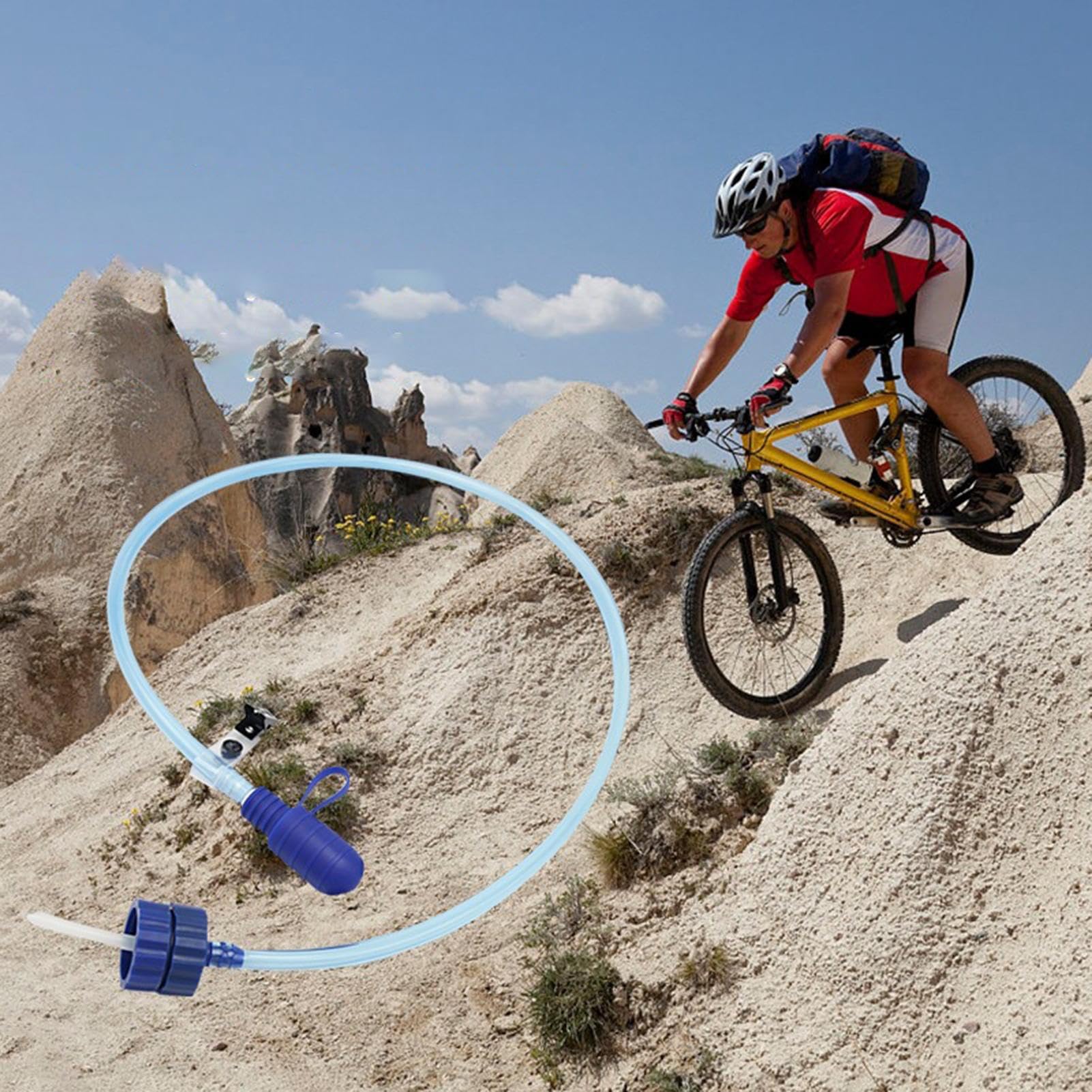 Tanxier convertube bottle connection enabling drink-without-removing your bottle