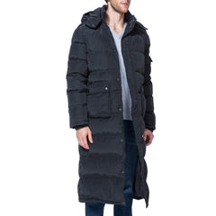 Tapasimme men's winter warm puffer coat front view with lightweight insulation for cold commutes.