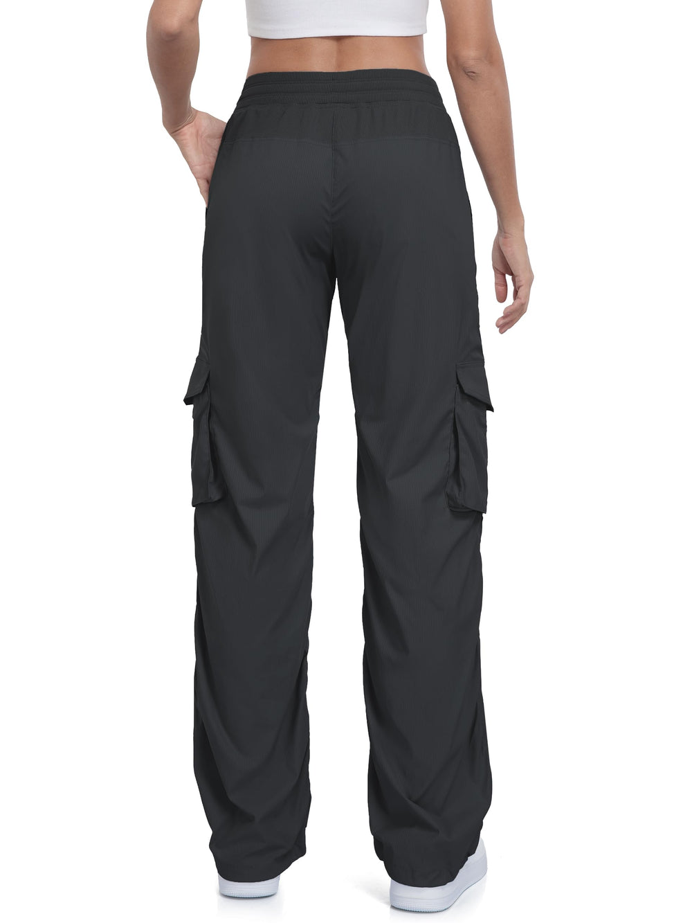 Tapata tall women's 34in seam pants in motion for dance class or lounge.