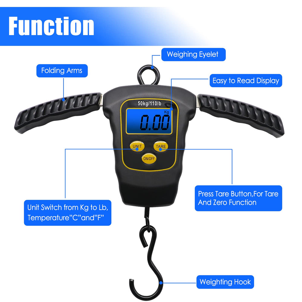 Tare function to weigh net weight