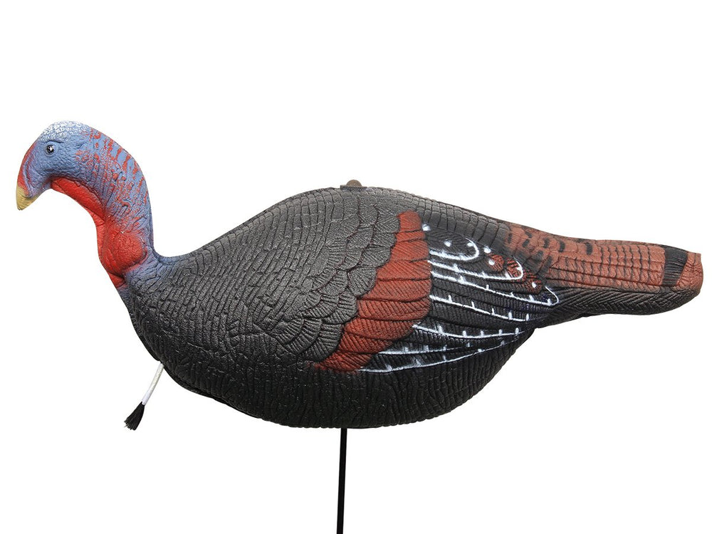 TargetEvo turkey decoys retain shape after creases when heat or sunlight is applied.