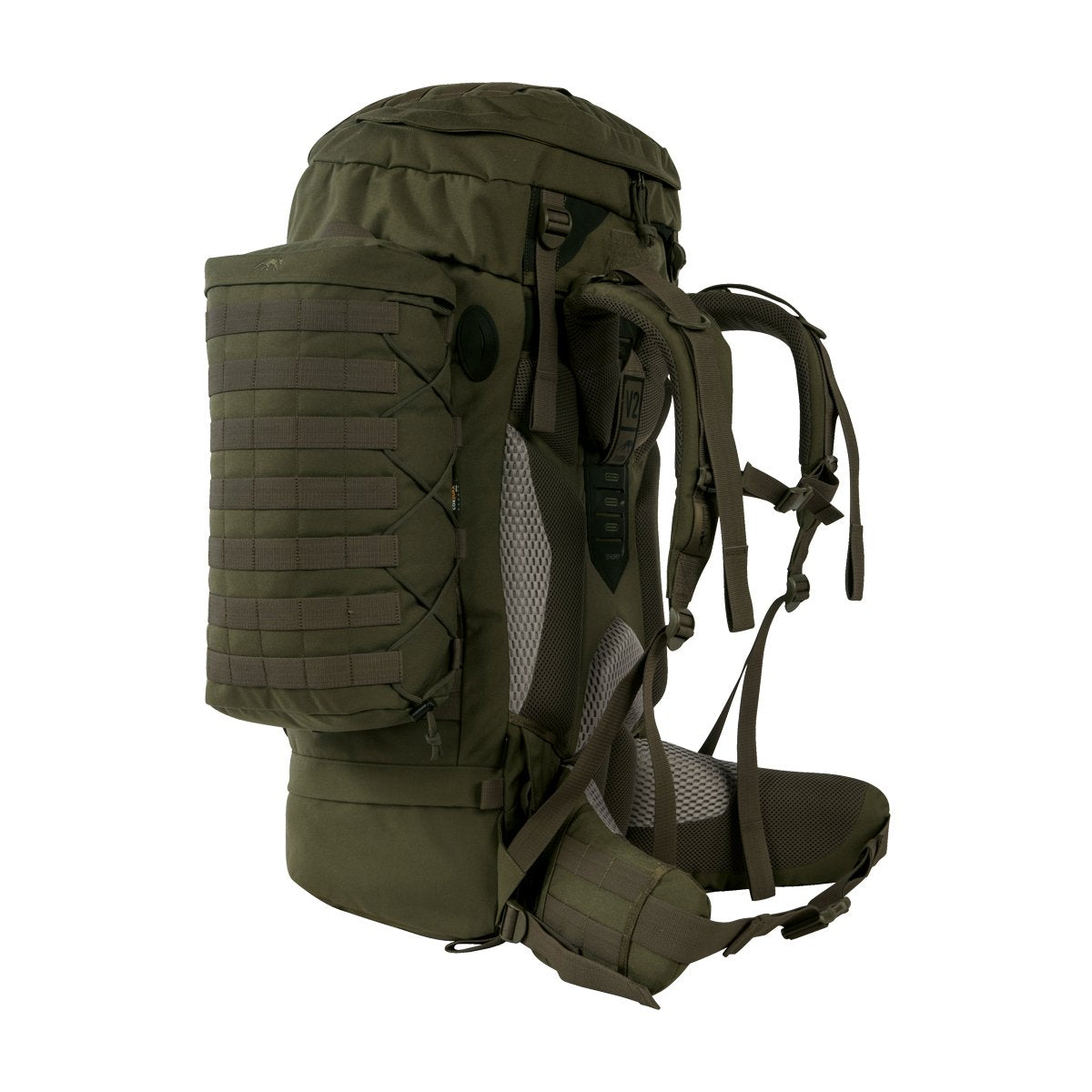 Tasmanian Tiger Tac Pouch 9 SP Black grab handle for easy, reliable carry.