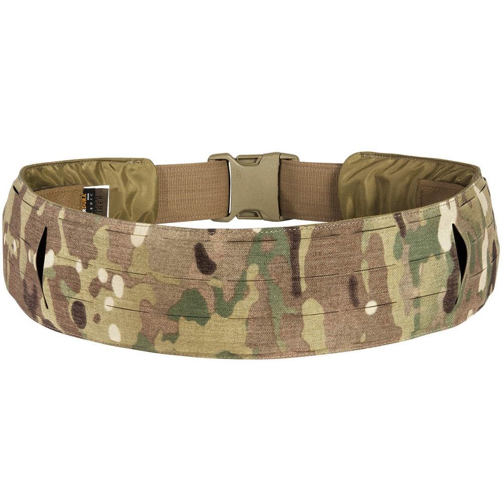 Tasmanian Tiger Warrior Belt LC overview showing laser-cut MOLLE for modular gear