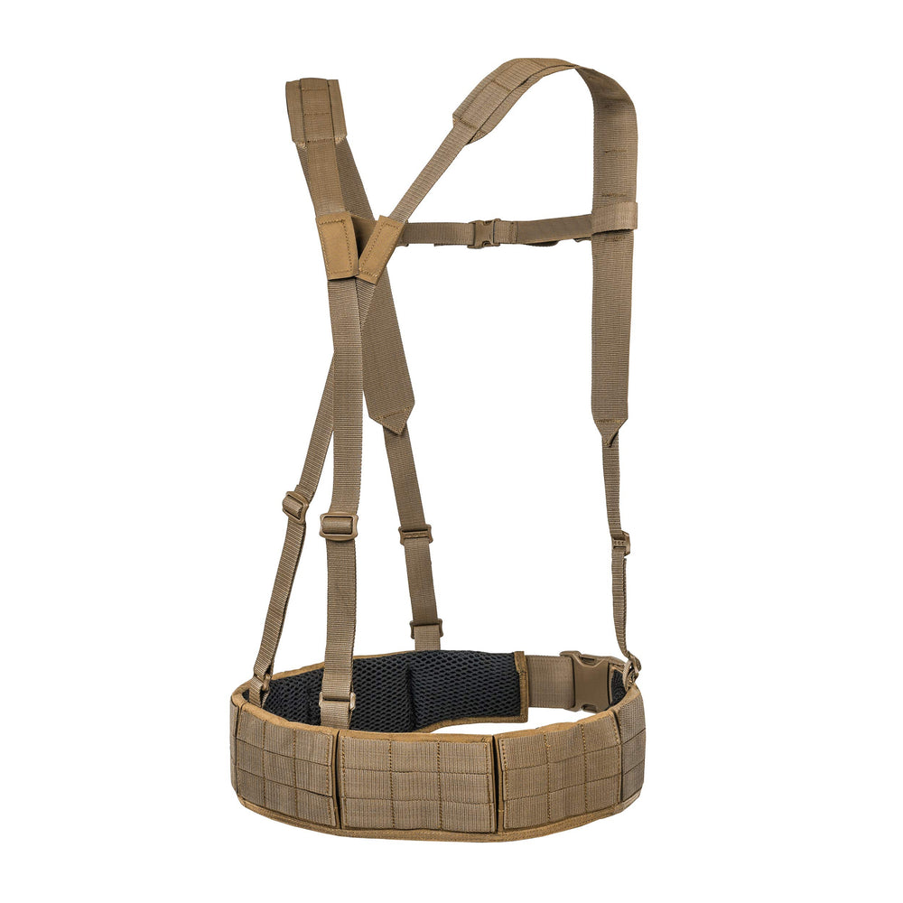 Tasmanian Tiger Warrior Belt MK III chest strap system stabilizes heavy equipment