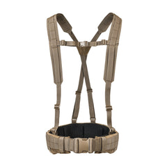 Tasmanian Tiger Warrior Belt MK III front view showing wide MOLLE layout for gear flexibility