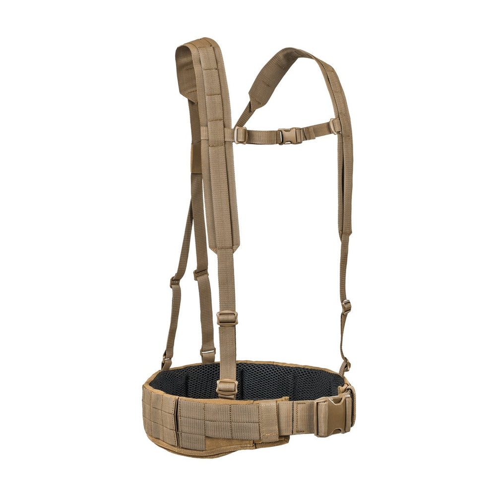 Tasmanian Tiger Warrior Belt MK III side view with padded straps for heavy loads