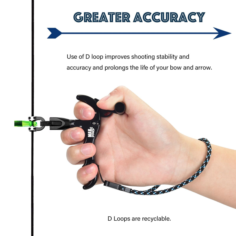 Tatoc D-loop is recyclable, supporting eco-friendly archery setups.