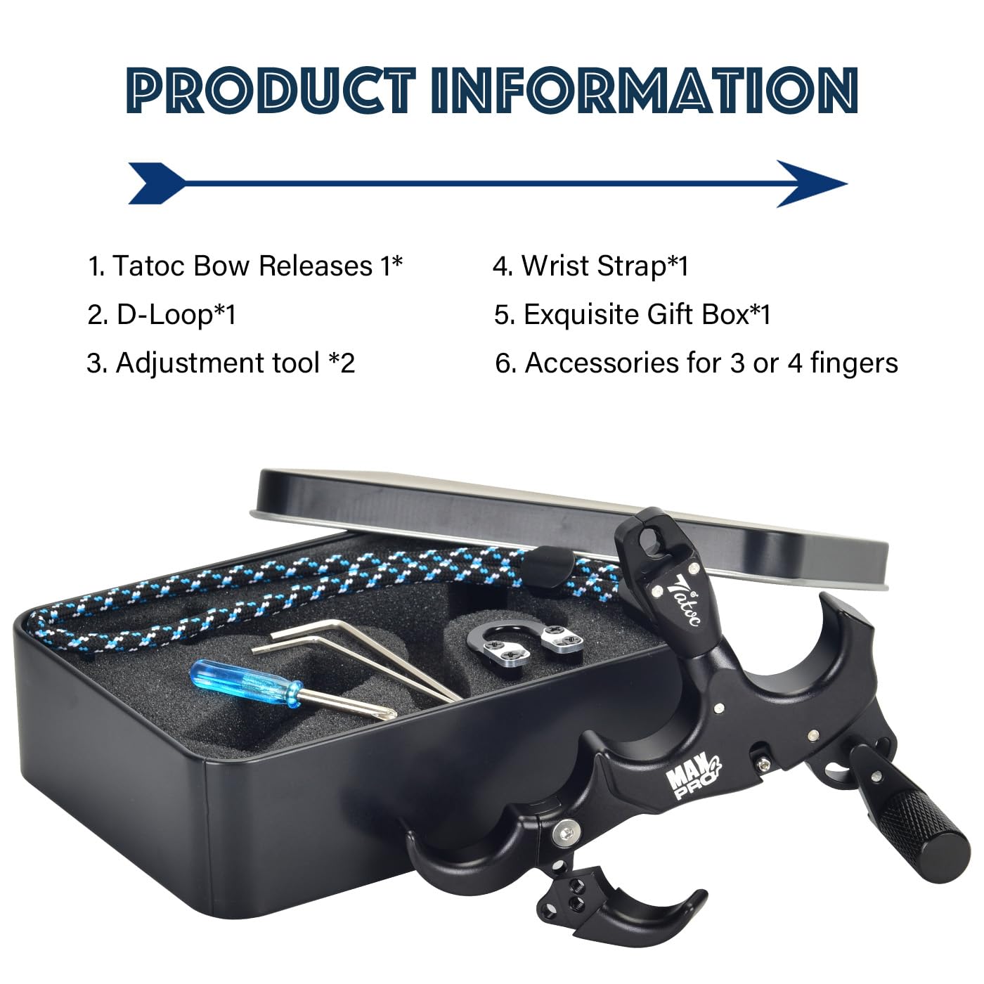 Tatoc release is suitable for hunting or practice scenarios.