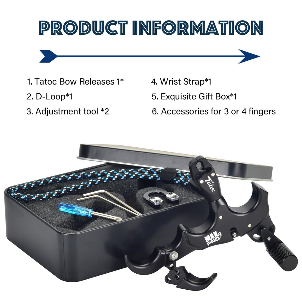 Tatoc release is suitable for hunting or practice scenarios.