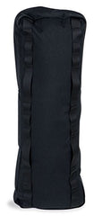 Tatonka expandable side pocket in black adds quick access storage during trips.