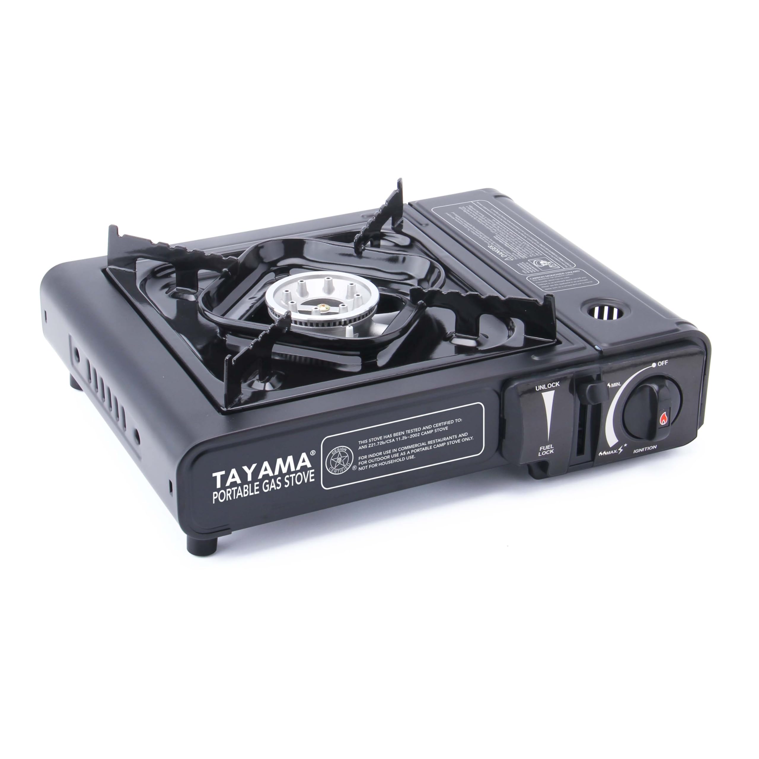 Tayama BDZ-155A stove with carrying case for easy transport