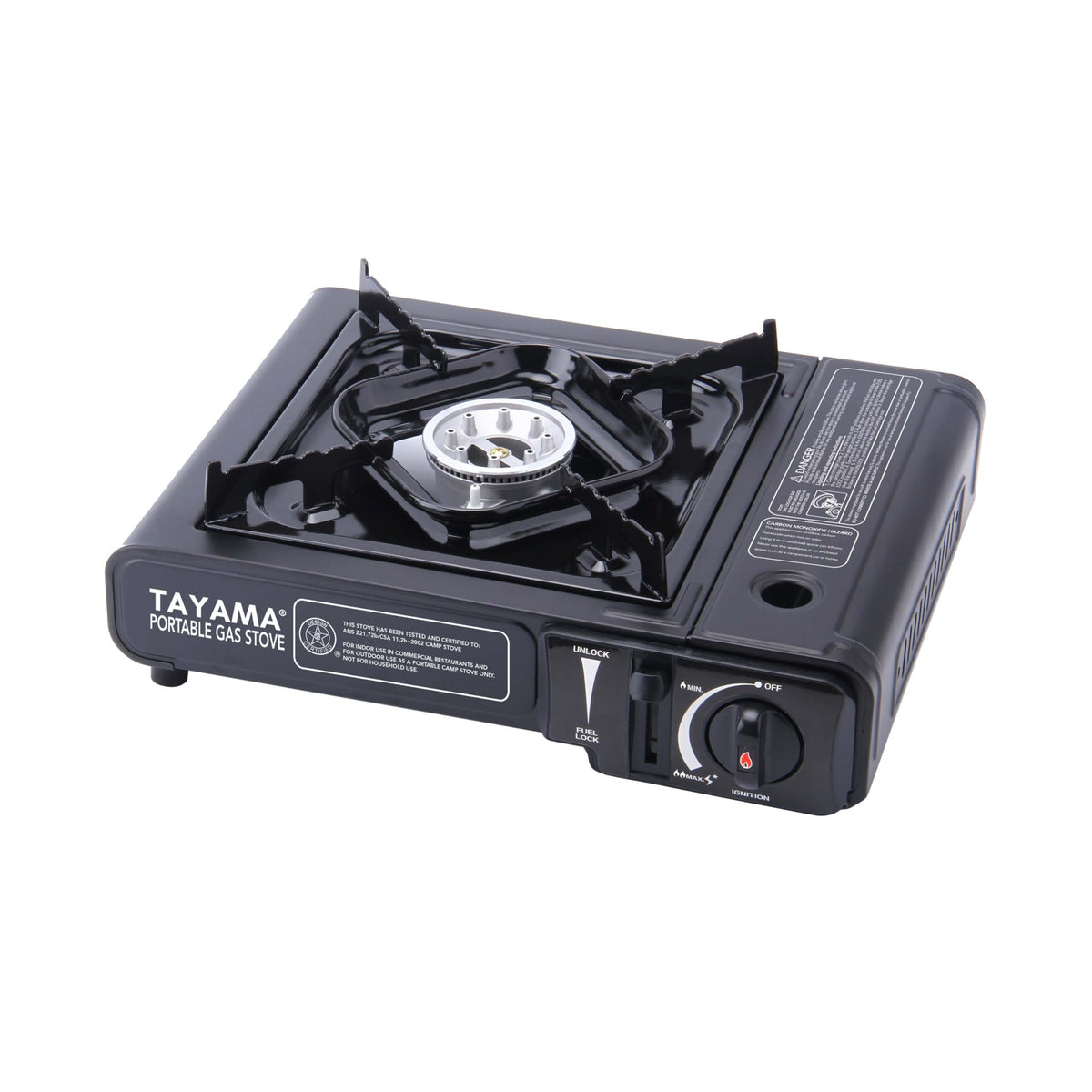 Tayama BDZ-155A stove ready for camping provides reliable outdoor heat