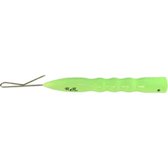 TaylorMade R&R small dehooker with green glow handle for safe, efficient bait removal on saltwater and freshwater rigs.