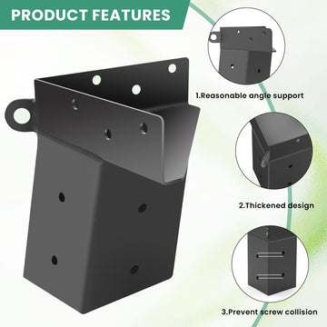 TAYORY deer blind bracket highlights secure tilt-resistant support for deer stands.