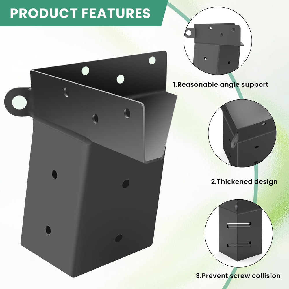 TAYORY deer blind bracket highlights secure tilt-resistant support for deer stands.