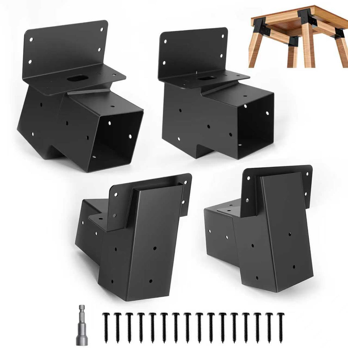 TAYORY Deer Stand Brackets crossbeam support for added stability on 4x4 platforms.