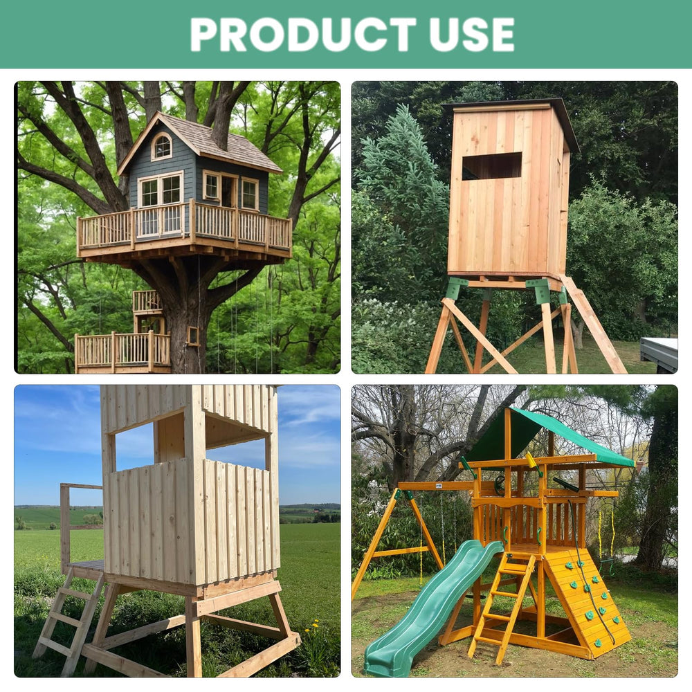 TAYORY deer stand brackets include screws and wrench for complete setup.