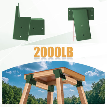 TAYORY deer stand brackets with included screws and socket wrench for simple installation.