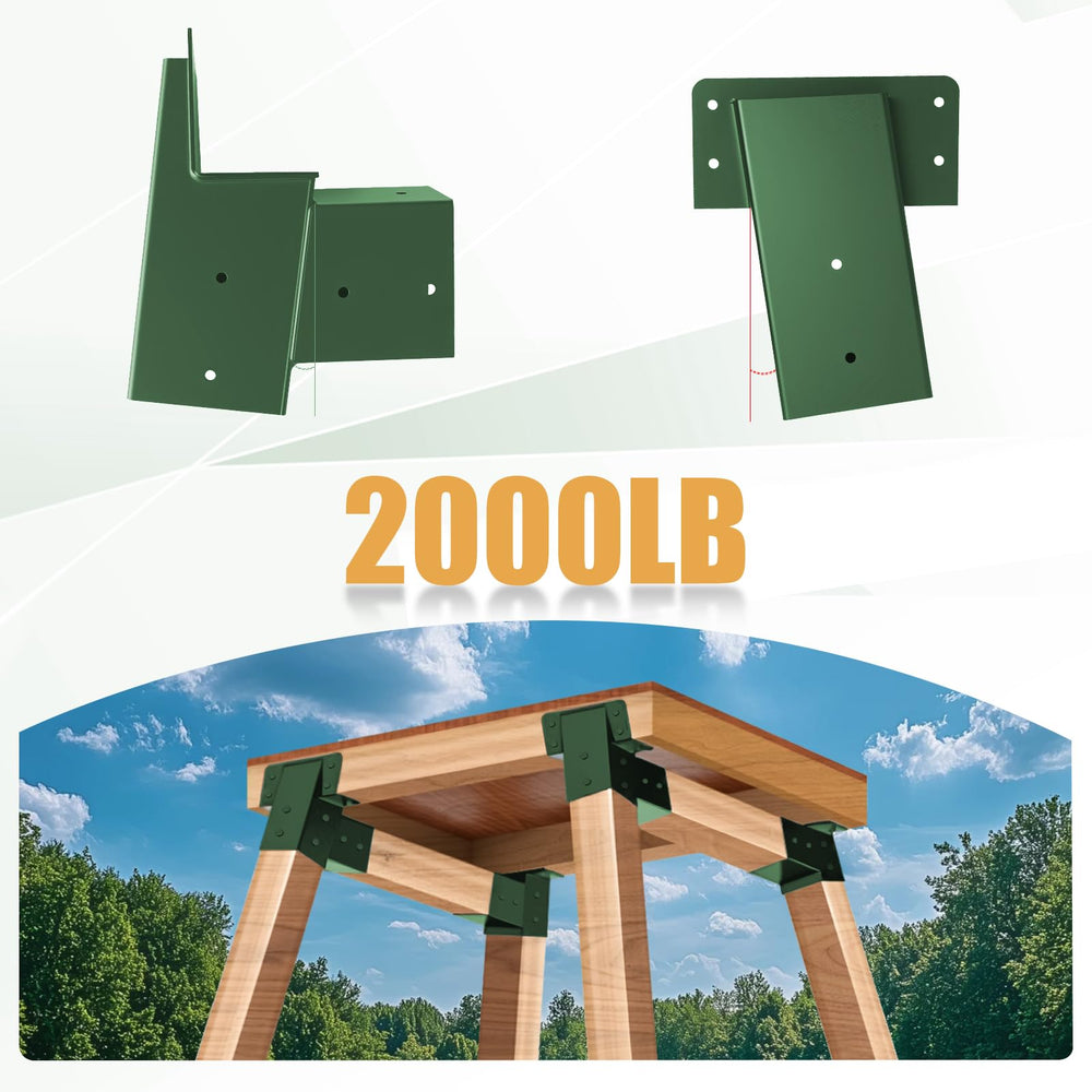 TAYORY deer stand brackets with included screws and socket wrench for simple installation.