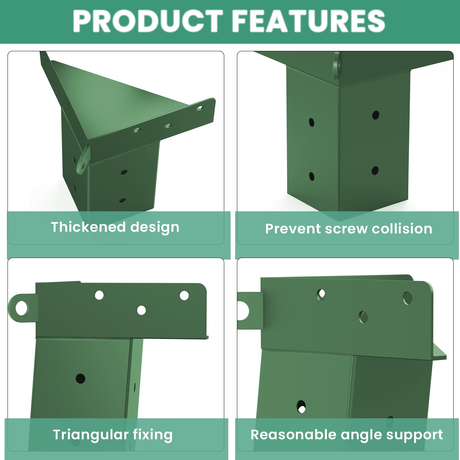 TAYORY brackets securely fix elevated platforms for safety in outdoor use.