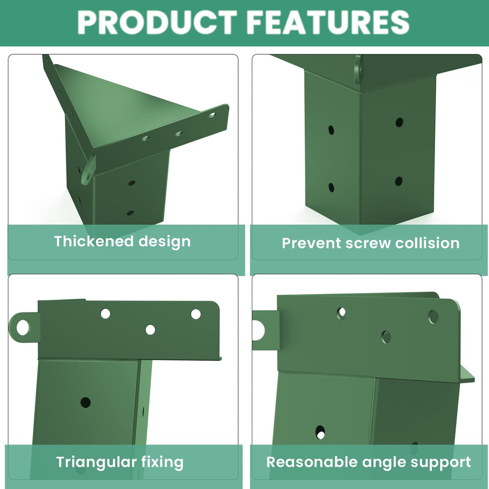 TAYORY brackets securely fix elevated platforms for safety in outdoor use.