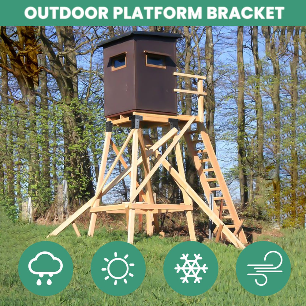 TAYORY tree-house-observation-deck brackets highlight durable support for elevated views.