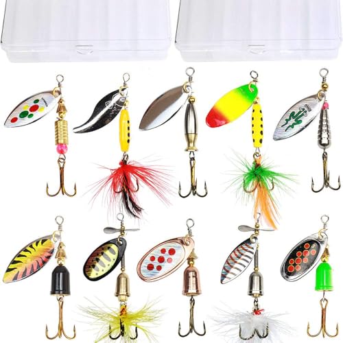 TB Tbuymax spinner baits set displayed in two boxes
