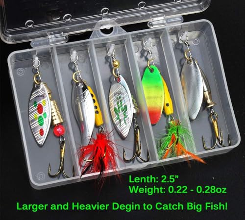 Boxes opened showing organized lures