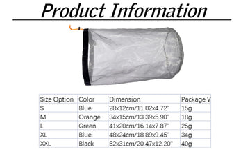 Tbest Anchor Mesh Bag used during camping and hiking for organized storage.