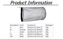 Tbest Anchor Mesh Bag used during camping and hiking for organized storage.
