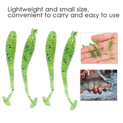 Tbest Curly Tail Grub 5cm macro view — durable soft plastic for rough conditions.