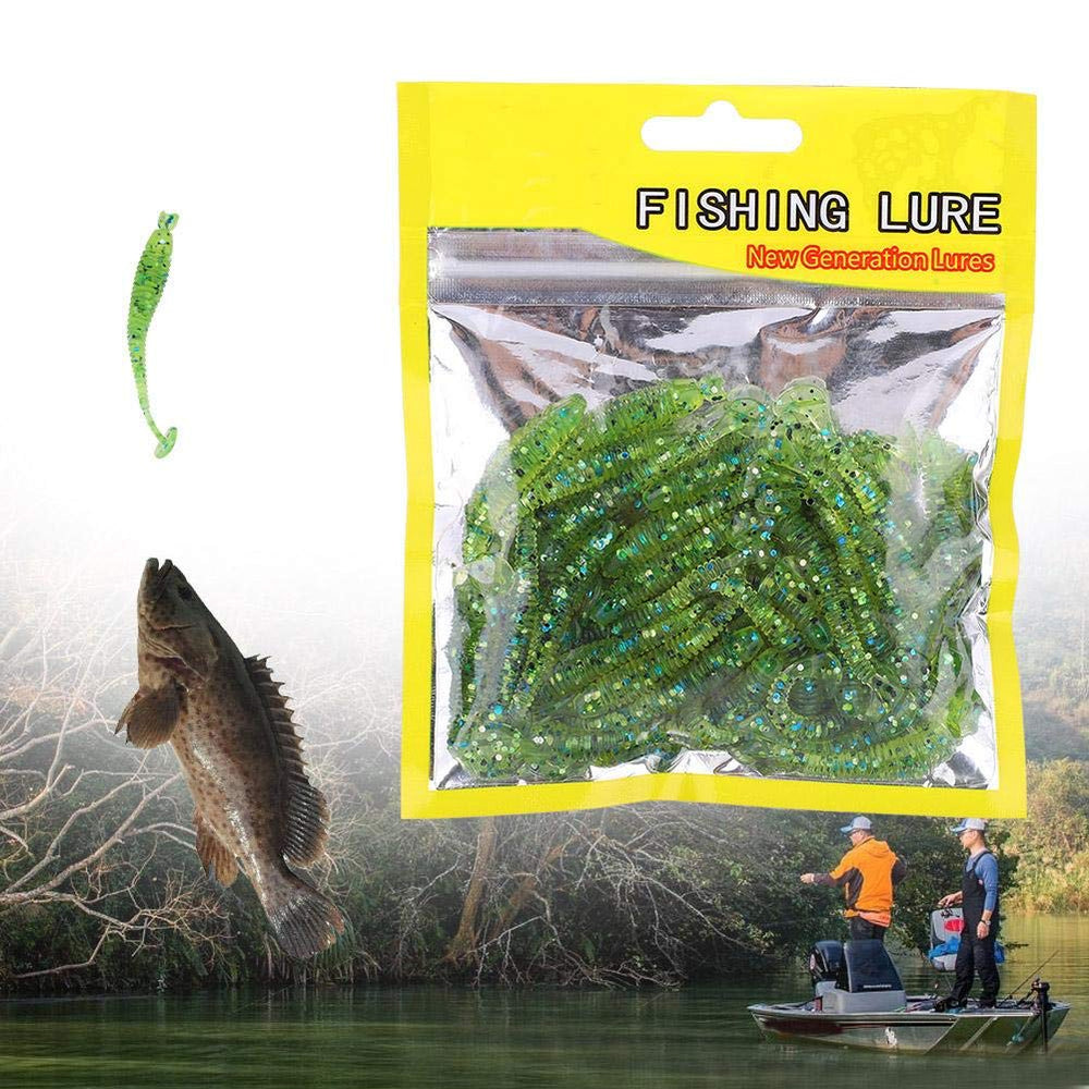 Tbest Curly Tail Grub tackle-ready display — ample stock for quick swaps.