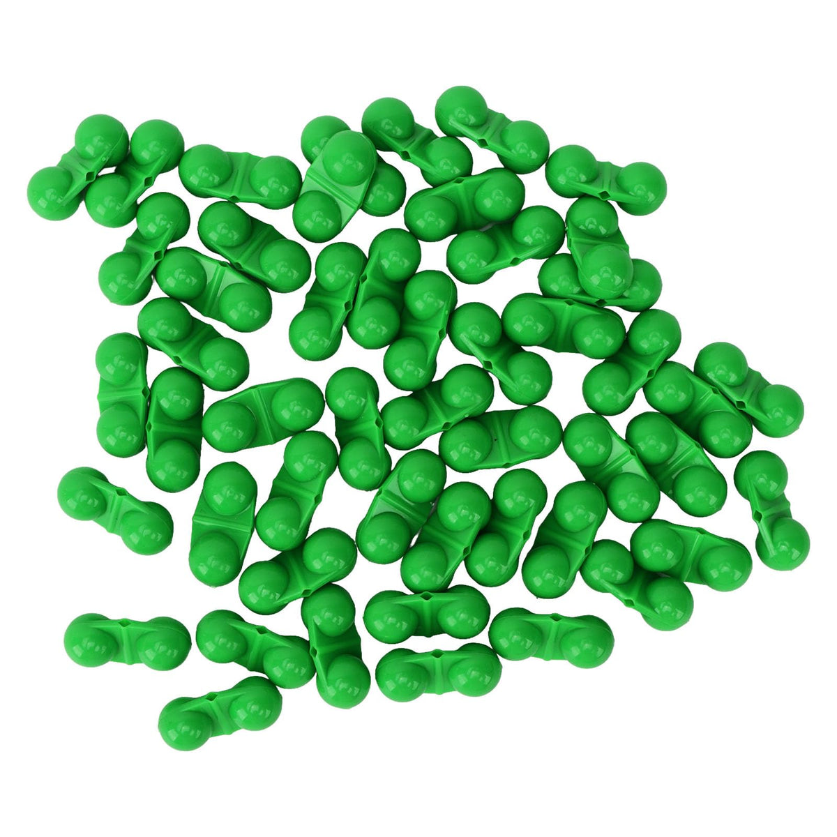 Tbest Fish Portable Catfish Rattles with green beads attract fish effectively.