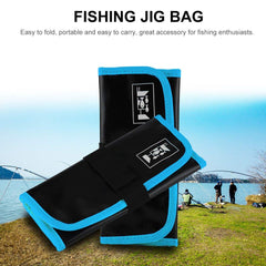 Hook-and-loop closure on the jig bag
