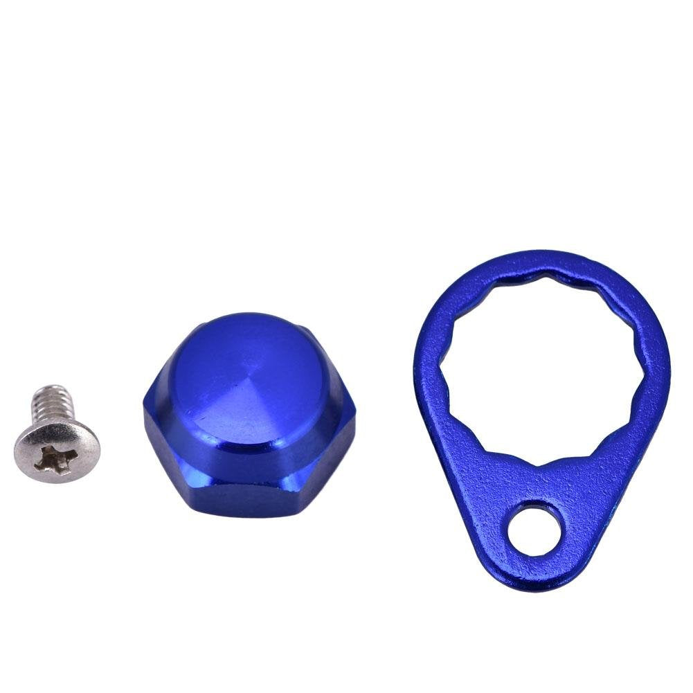 Tbest locking plate blue right-hand close-up shows durable metal design