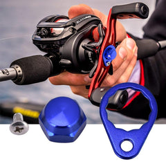 Tbest screw nut cap red left-hand highlights secure reel attachment