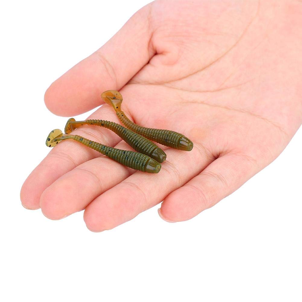 Tbest soft perch lure in 9 colors options for different water conditions.