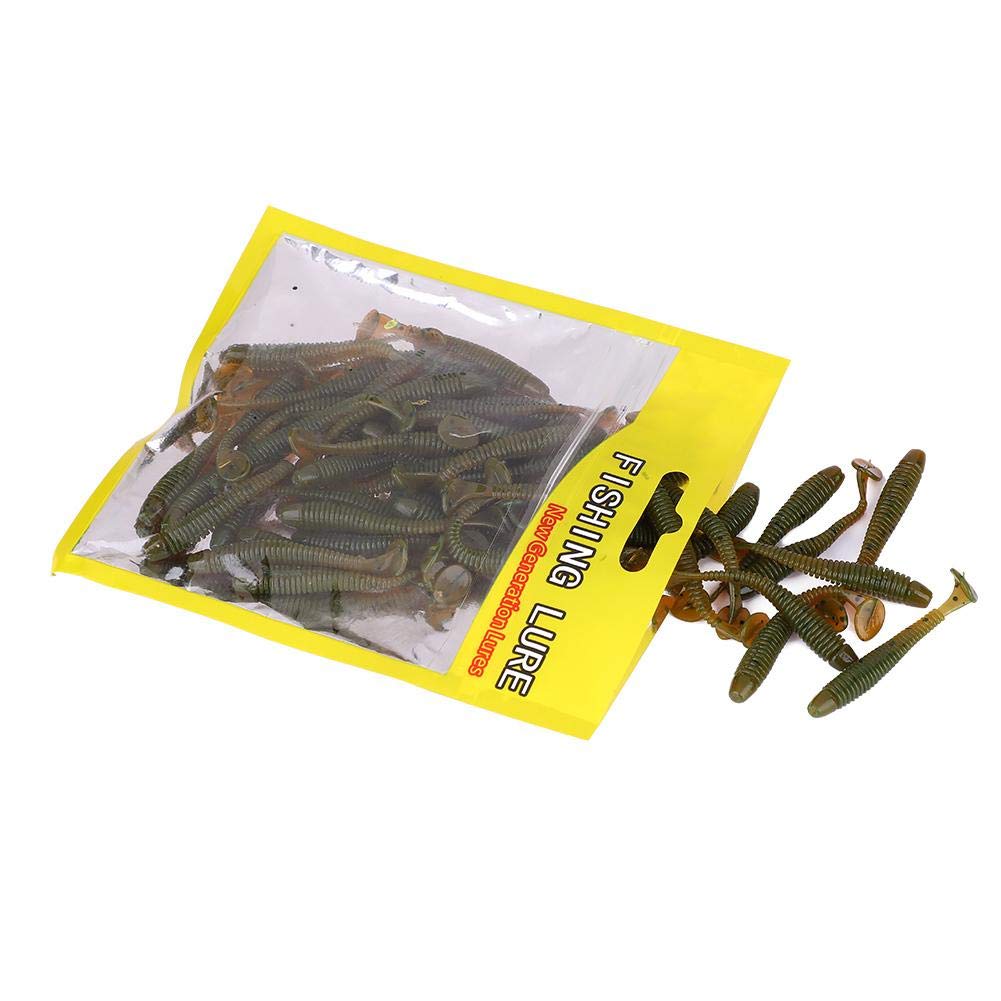 Tbest perch lure action close-up emphasizes lifelike water movement.