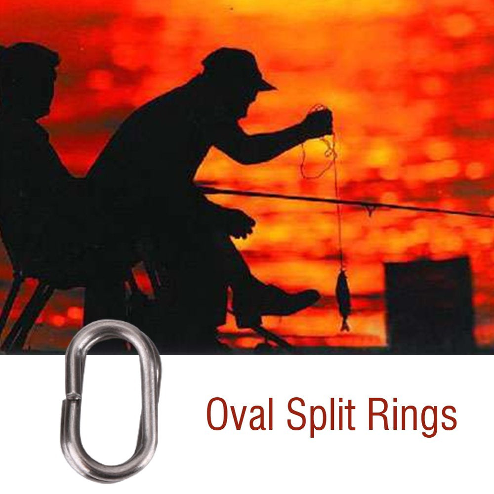 Tbest stainless steel split rings close-up showing anti-rust durability