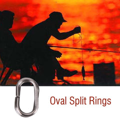 Tbest stainless steel split rings close-up showing anti-rust durability