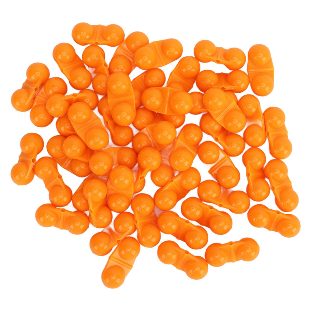 Packaged set of 50 fishing attractor beads for catfish fishing