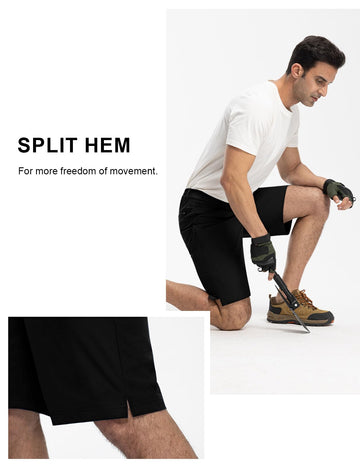 TBMPOY golf shorts in action on course for versatile performance.