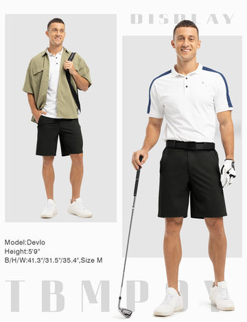 TBMPOY in-action golf shorts ideal for outdoor activities