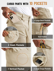 TBMPOY cargo pants adjustable legs illustrate customizable fit for boots