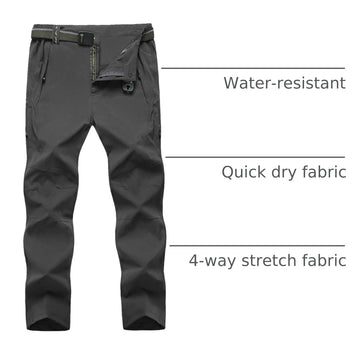TBMPOY men's hiking pants back-zip pocket secures small essentials on camping trips.