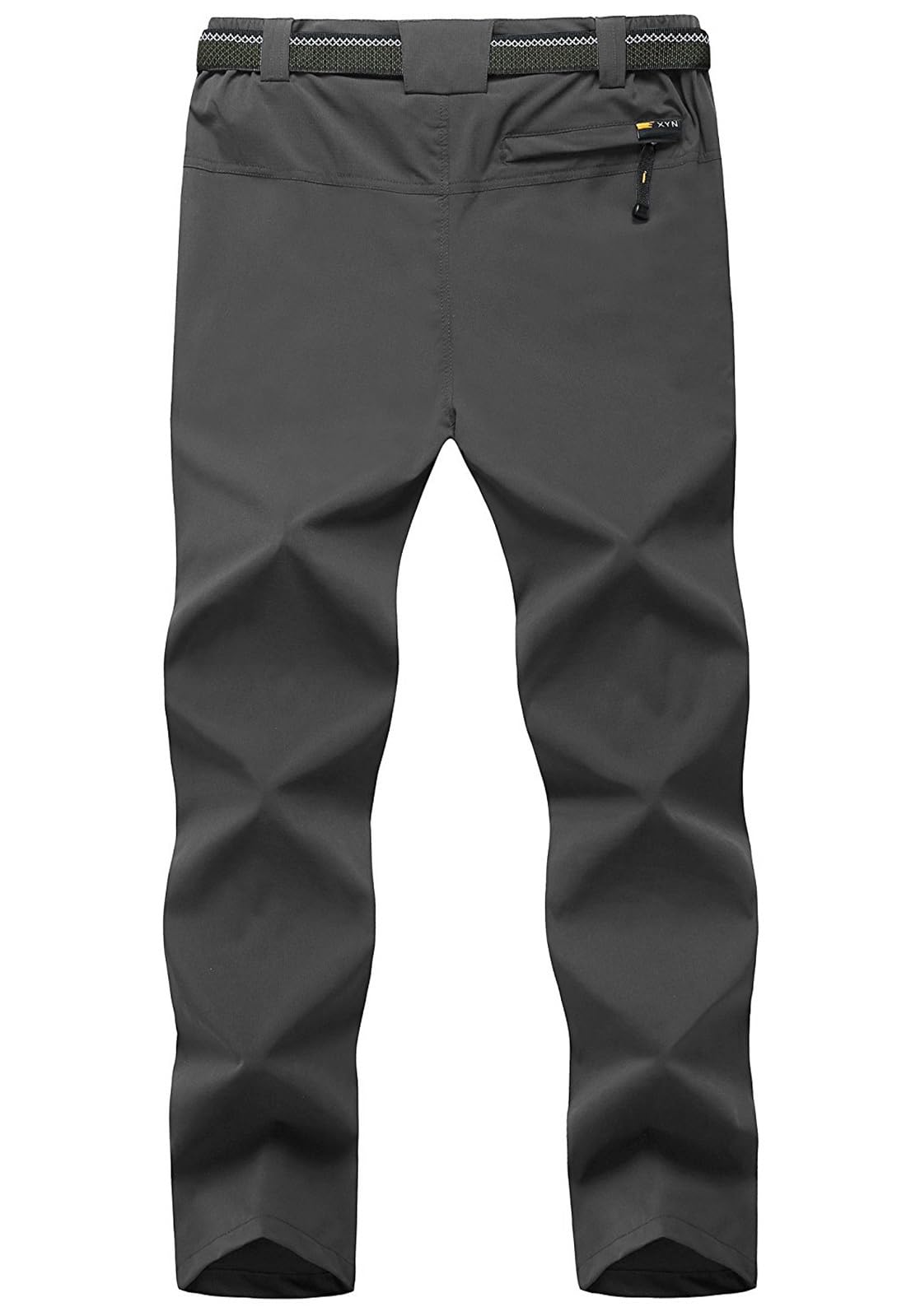 TBMPOY men's hiking pants belt-closure feature enables adjustable fit and smooth movement.