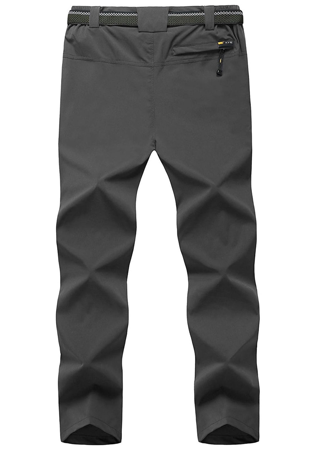 TBMPOY men's hiking pants belt-closure feature enables adjustable fit and smooth movement.