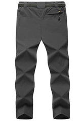 TBMPOY men's hiking pants belt-closure feature enables adjustable fit and smooth movement.