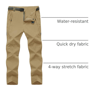 TBMPOY pants with elastic waist and buckle Closure for flexible fit.