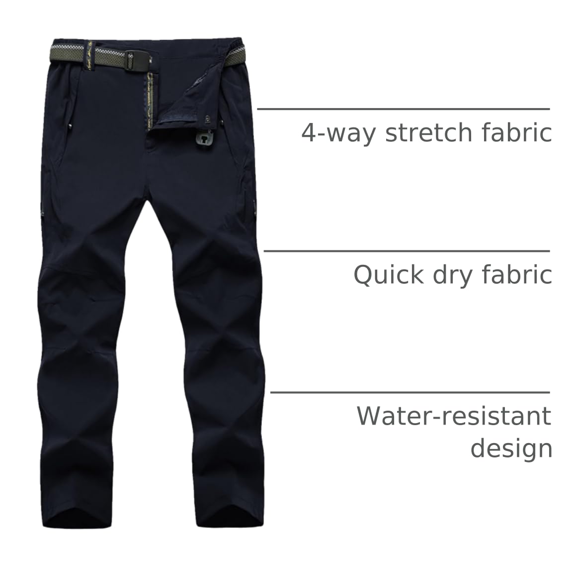 TBMPOY five zip pockets keep gear secure on hikes.